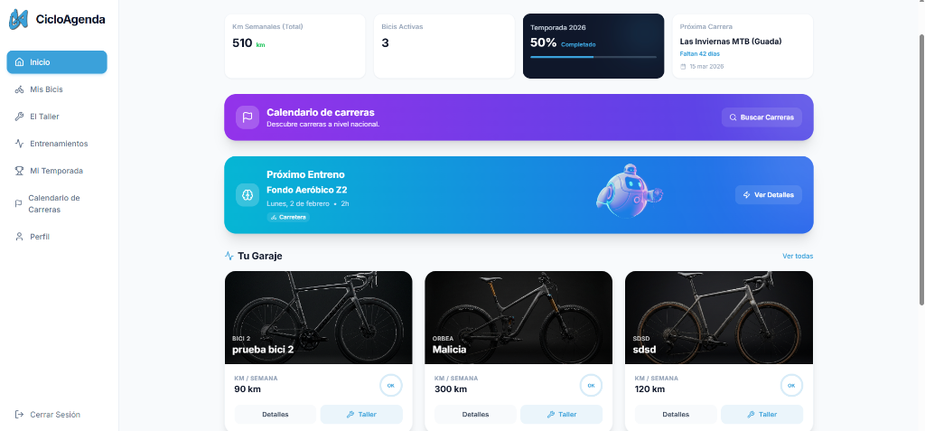 CicloAgenda Dashboard